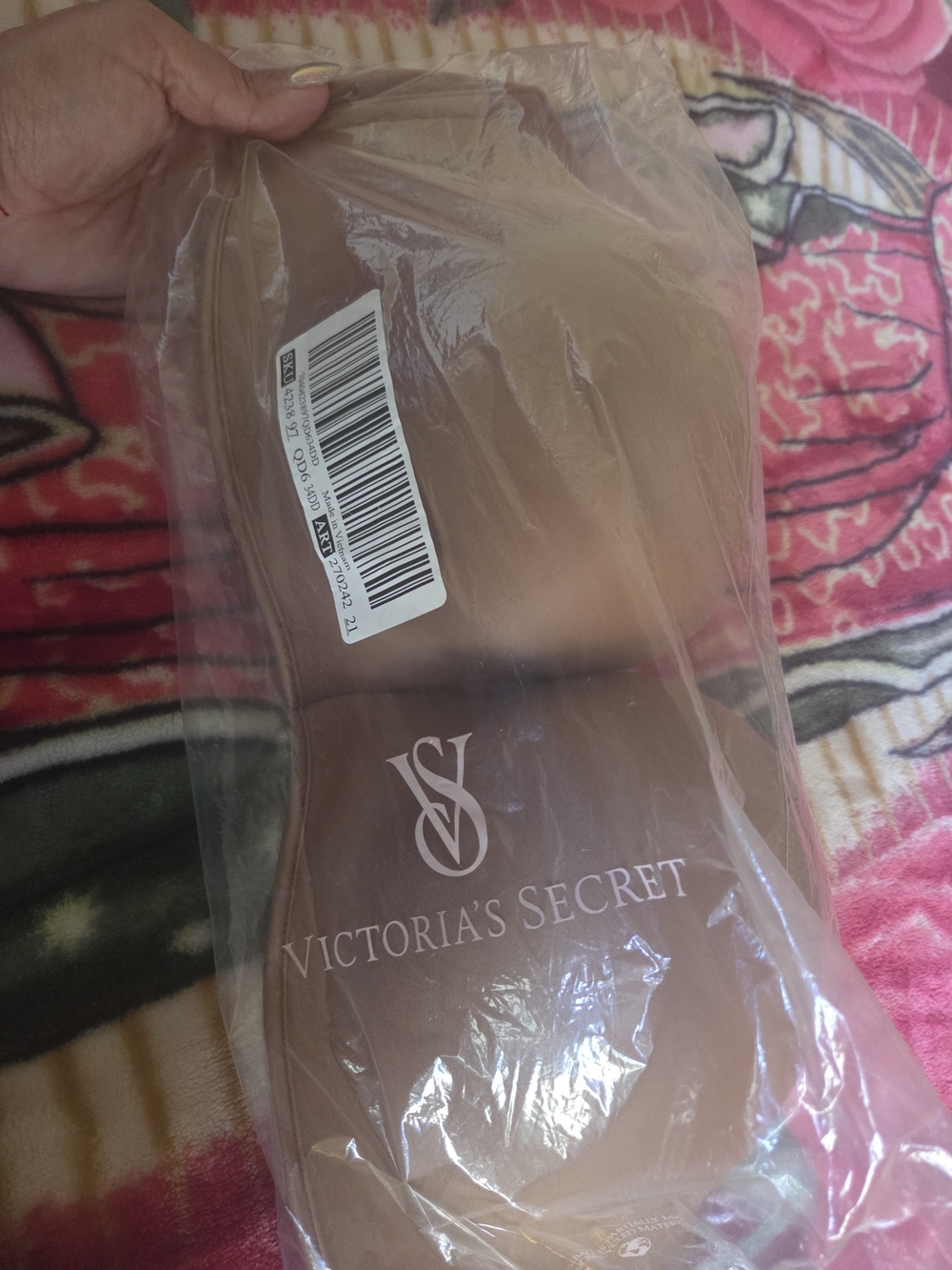 Victoria's Secret Nude Adhesive Strapless Bra